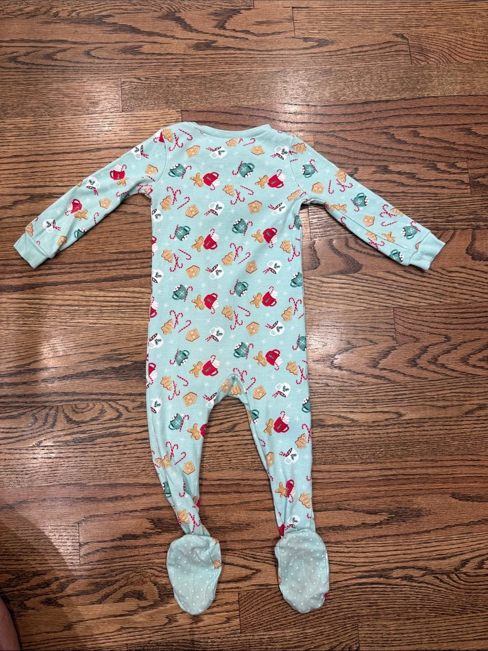 Janie & Jack baby winter Holiday Footed One-Piece Pajamas Size 18-24M